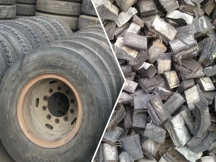 pre treat processes for tire recycling