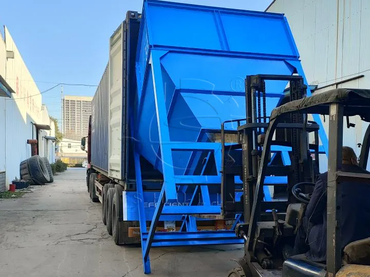 Shuliy-Reifenrecyclinglinie nach Indien exportiert