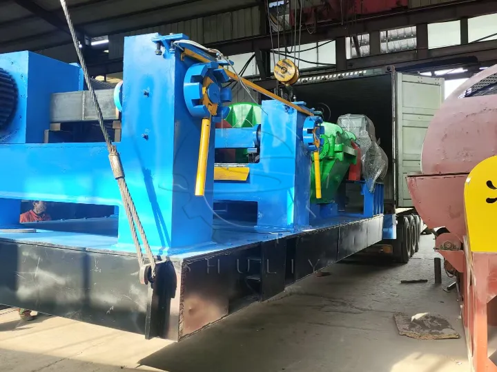 Reifenrecyclinglinie, die nach Indien exportiert wird