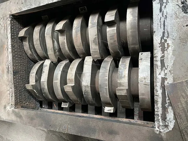 stainless steel of the tire mulch machine