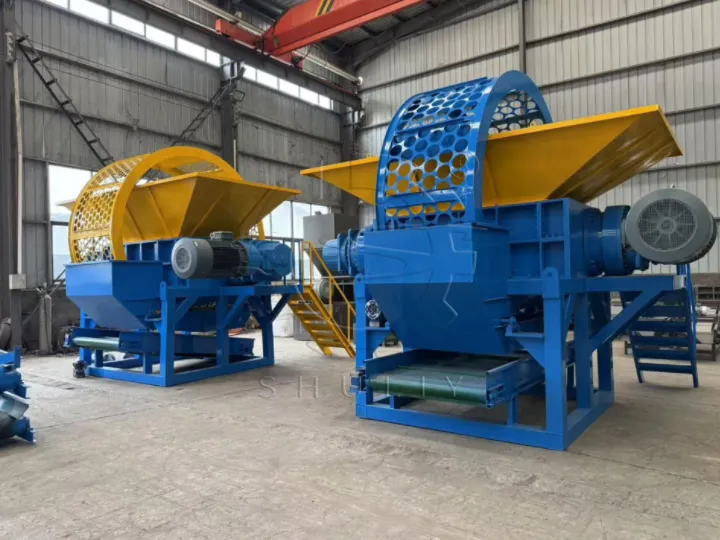 tyre shredder machine