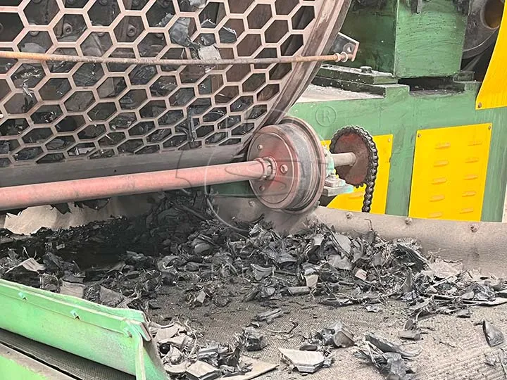 good effect of the rubber tire shredder