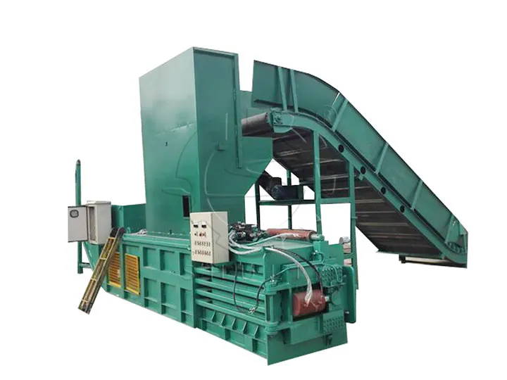 horizontal tire baling machine