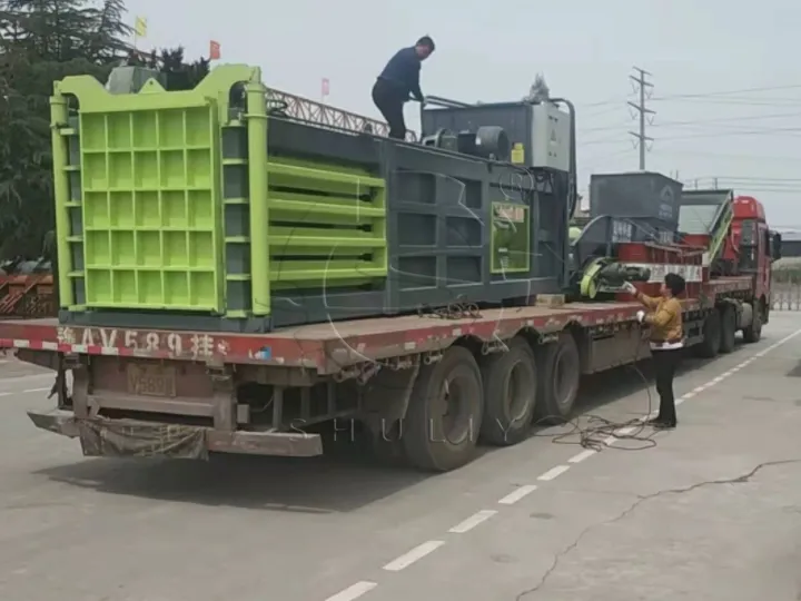 tire baler for sale loaded to ship