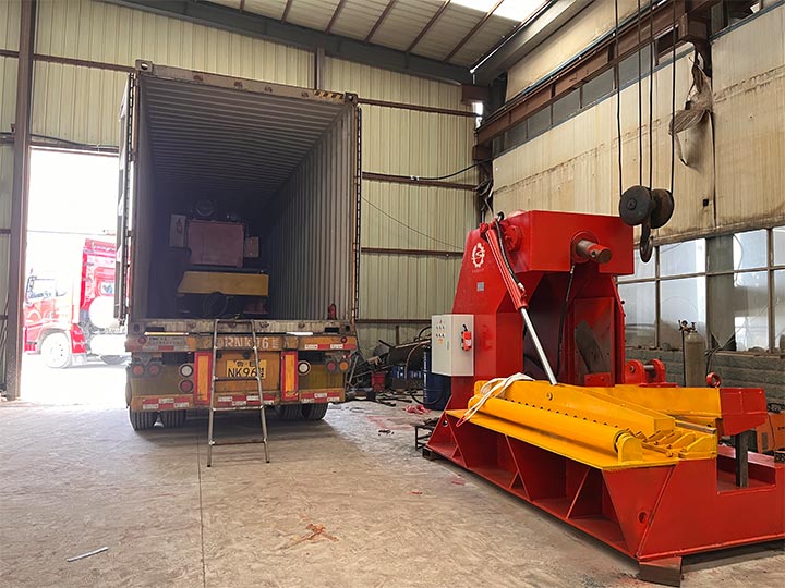 OTR tire cutter for sale to indonesia