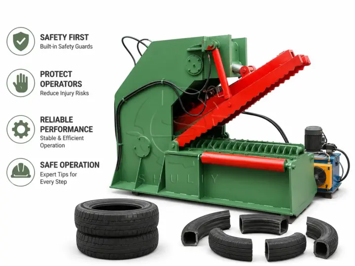 hydraulischer Reifenzerkleinerer