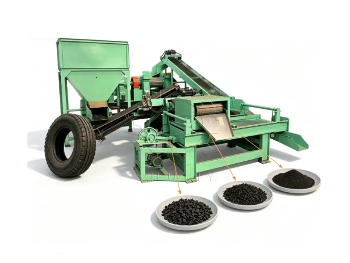 how to choose tire grinder machine mesh size