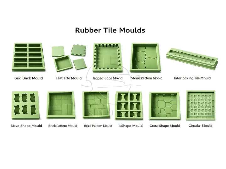 rubber tile moulds